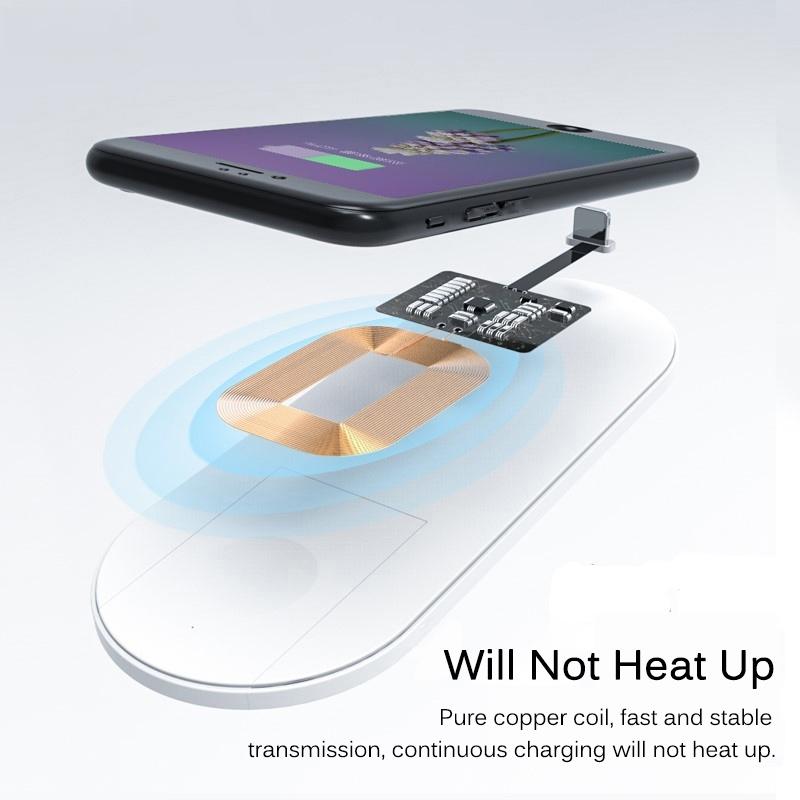 USB C Qi Wireless Charging Receiver Adapter