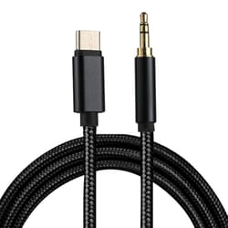 premium usbc audio cable durable nylon braided aux