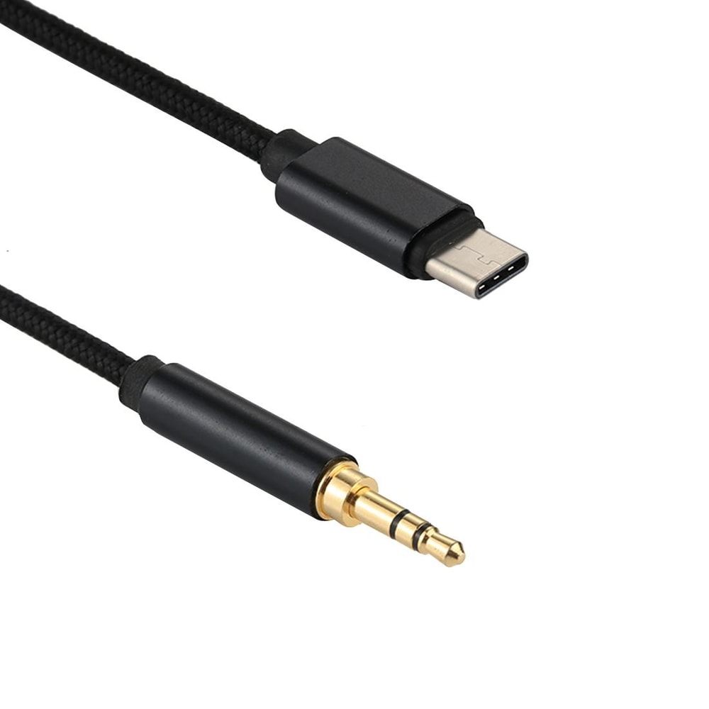 Premium USBC Audio Cable Durable Nylon Braided AUX 2