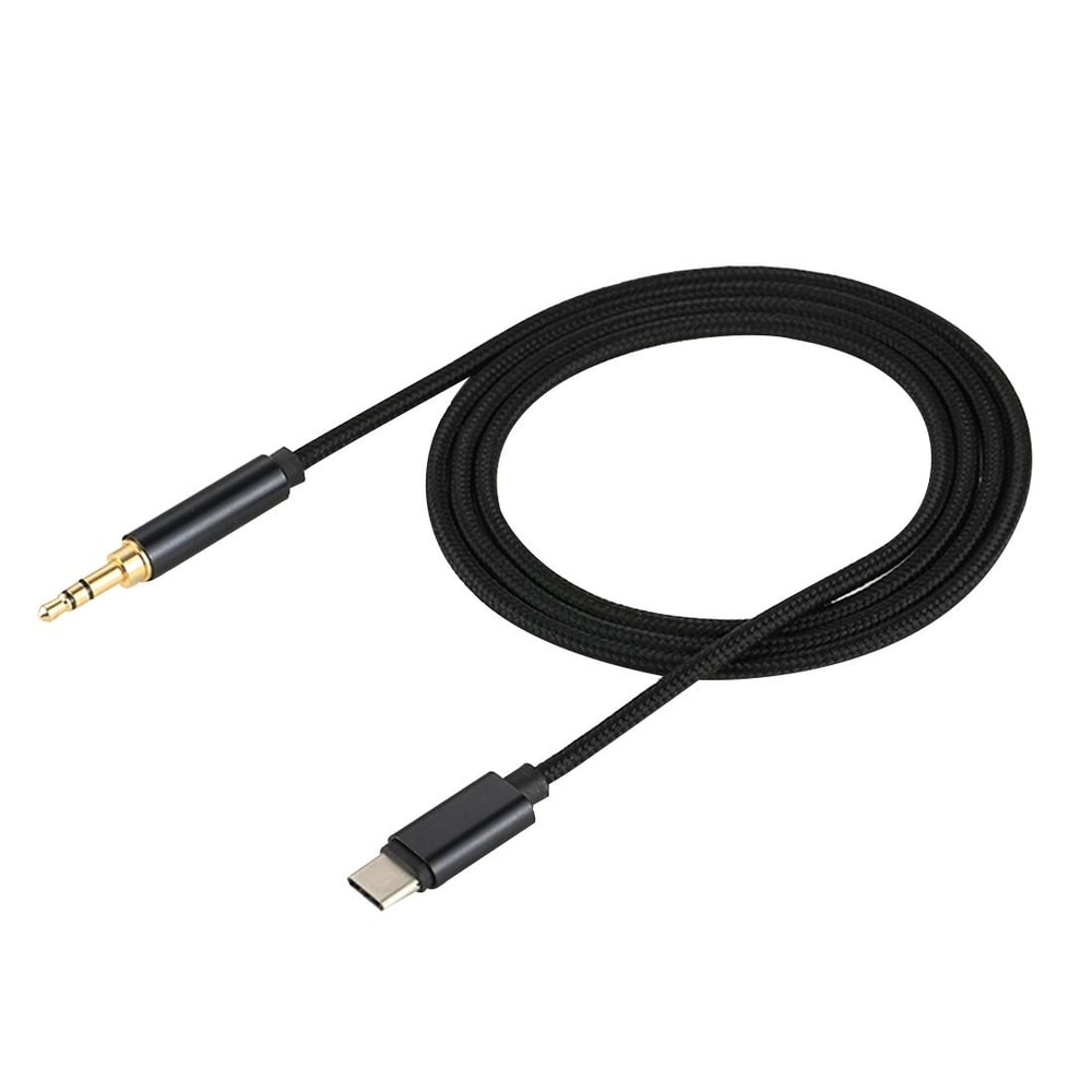 Premium USBC Audio Cable Durable Nylon Braided AUX 3
