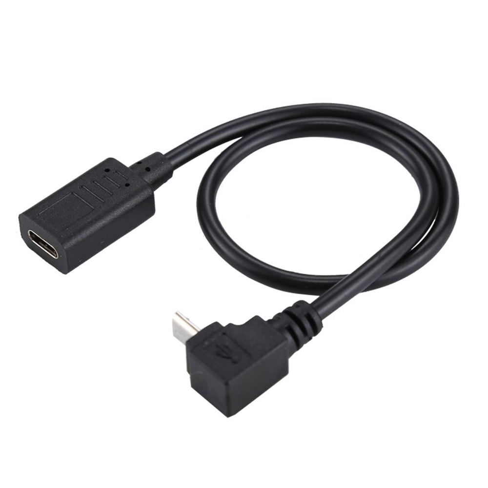 MultiAngle USB to Micro USB Adapter Cable with Straight, Up, Down & Left Angles