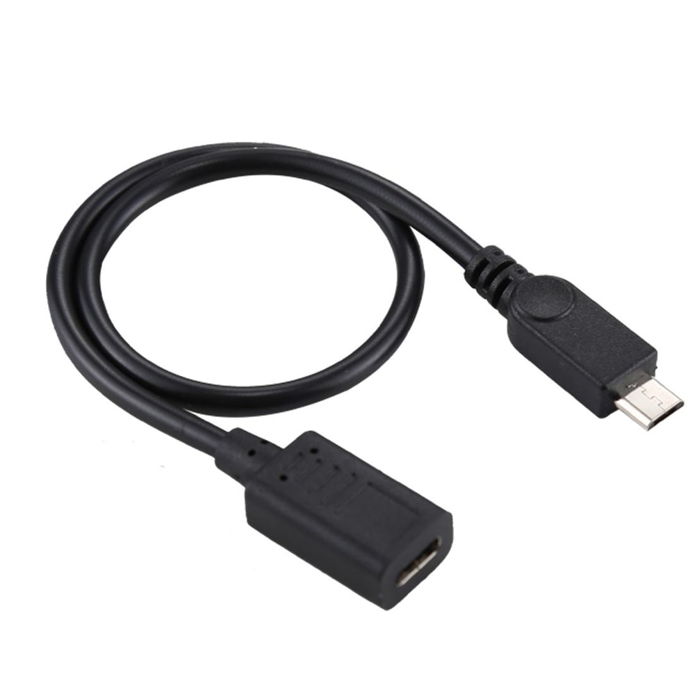 MultiAngle USB to Micro USB Adapter Cable with Straight, Up, Down & Left Angles