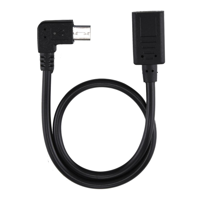 MultiAngle USB to Micro USB Adapter Cable with Straight, Up, Down & Left Angles
