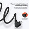 MultiAngle USB to Micro USB Adapter Cable with Straight, Up, Down & Left Angles
