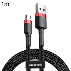 baseus braided micro usb charging cable 1m fast 2.4a durable sync