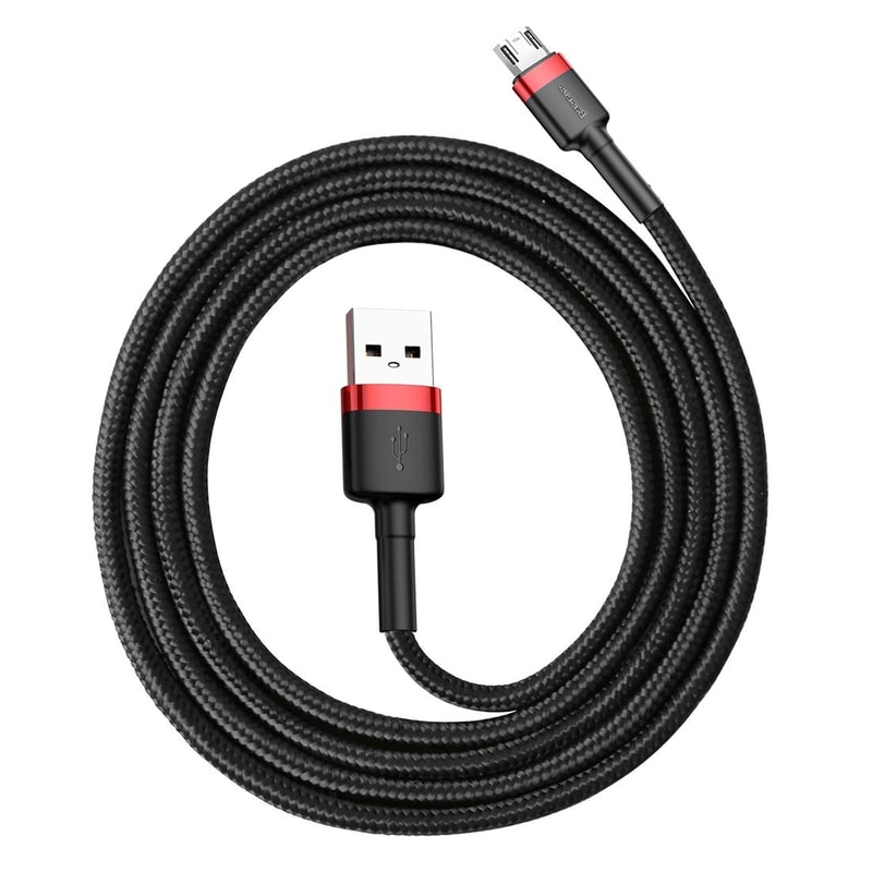 Baseus Braided Micro USB Charging Cable 1m Fast 24A Durable Sync 12