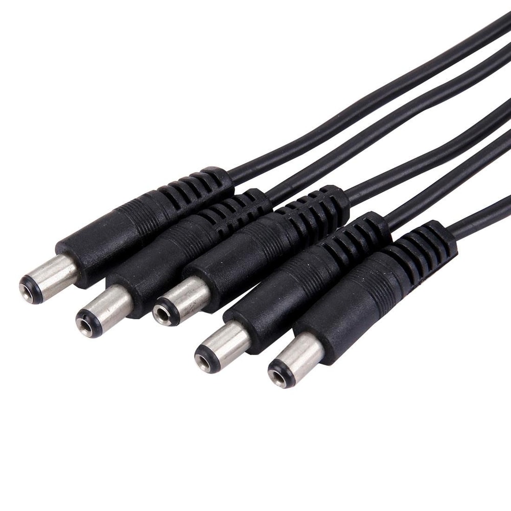 1 Female to 5 Male DC power splitter cable 5.5 x 2.1mm for CCTV Power Supply