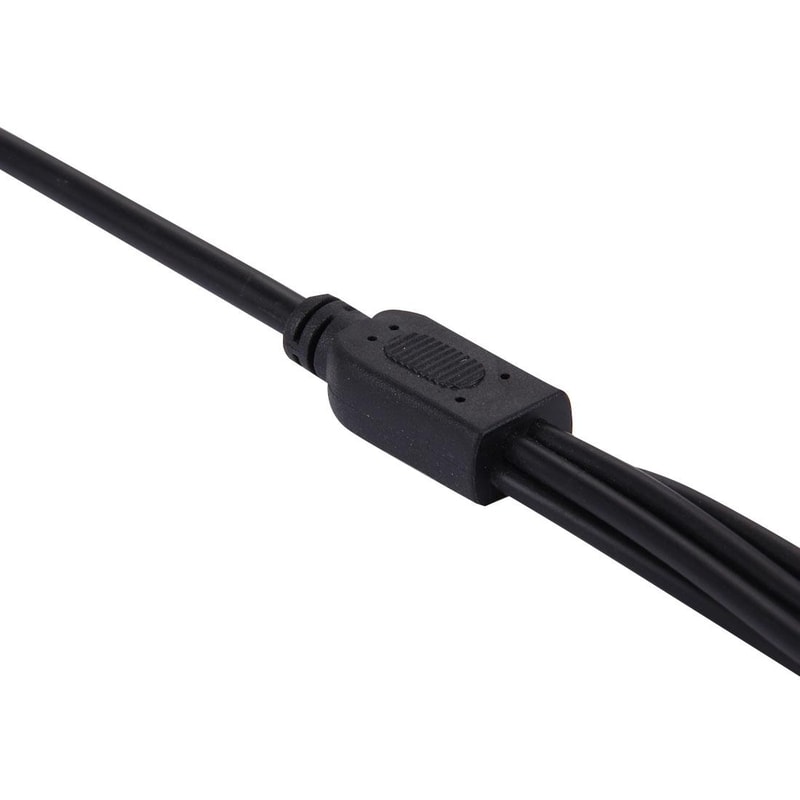 1 Female to 5 Male DC power splitter cable 5.5 x 2.1mm for CCTV Power Supply