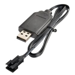 7.4v sm-3p battery charger cable with smart chip protection