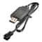 7.4V SM-3P Battery Charger Cable with Smart Chip Protection