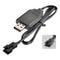 7.4V SM-3P Battery Charger Cable with Smart Chip Protection