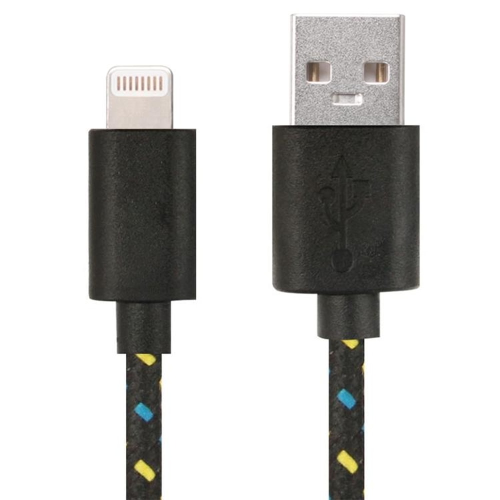 3m Durable Nylon Braided Fast Charging And Data Cable For IPhone And IPad 7