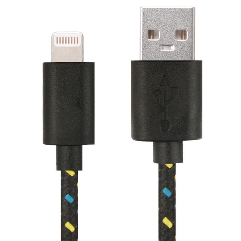 3m Durable Nylon Braided Fast Charging And Data Cable For IPhone And IPad 7