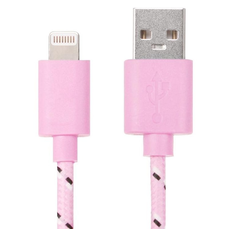 3m Durable Nylon Braided Fast Charging And Data Cable For IPhone And IPad 8