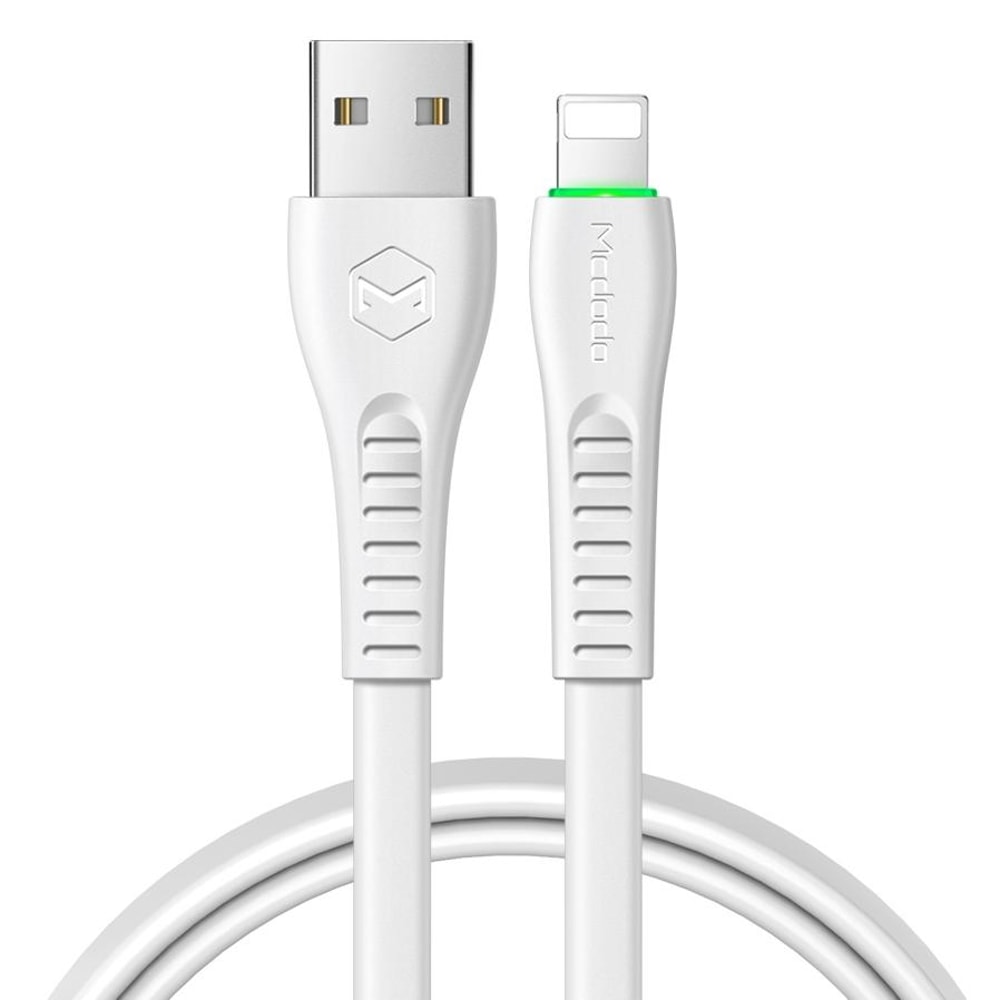 Mcdodo Flying Fish Series 8 Pin To USB LED Charging Cable 12m White 14