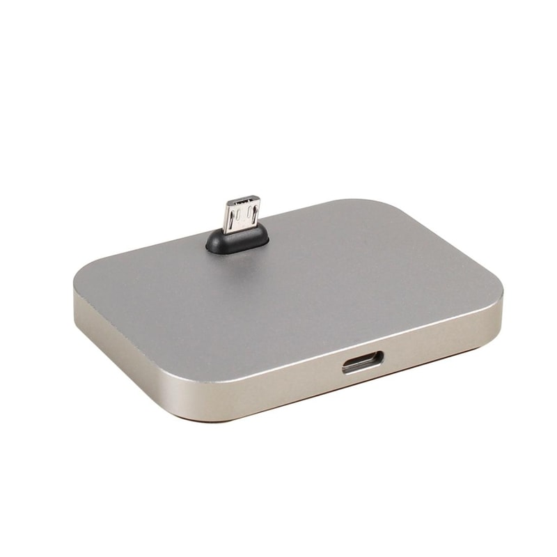 Premium Aluminum Alloy Micro USB Desktop Charging Dock Station 1