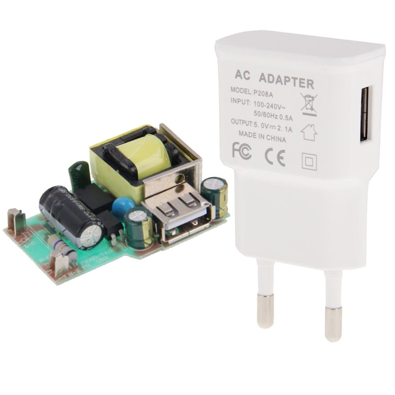Universal Compact 5V 21A USB Wall Charger Fast Charging Adapter For Mobile Devices 3
