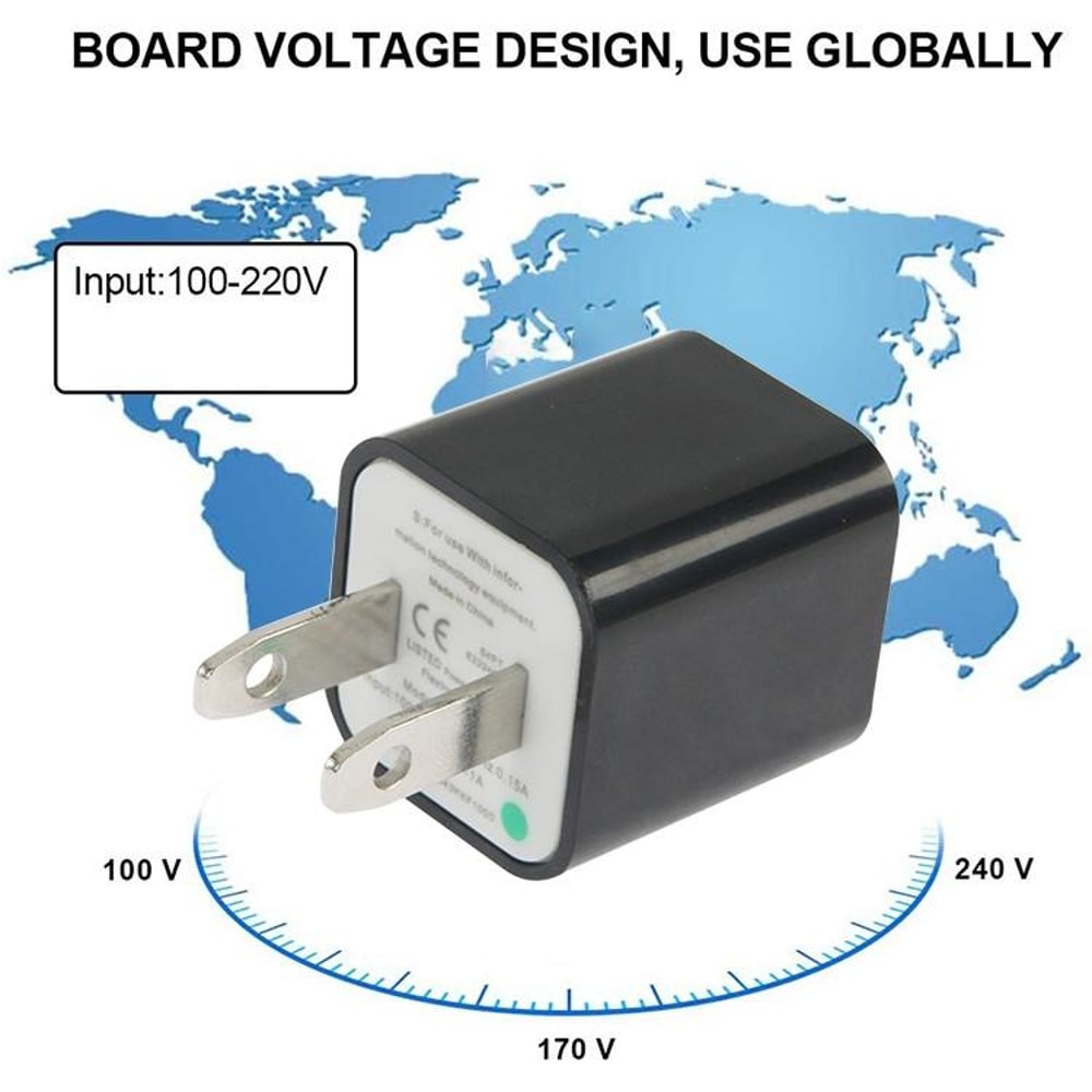 Compact USB Wall Charger Efficient Portable Power Adapter TravelReady Fast Charging Block 8