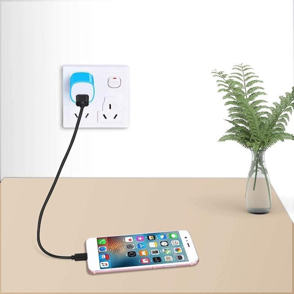 Compact USB Wall Charger Efficient Portable Power Adapter TravelReady Fast Charging Block 11
