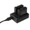 BC-AZ16 Dual Battery Charger for Xiaomi Yi 4K Action Camera
