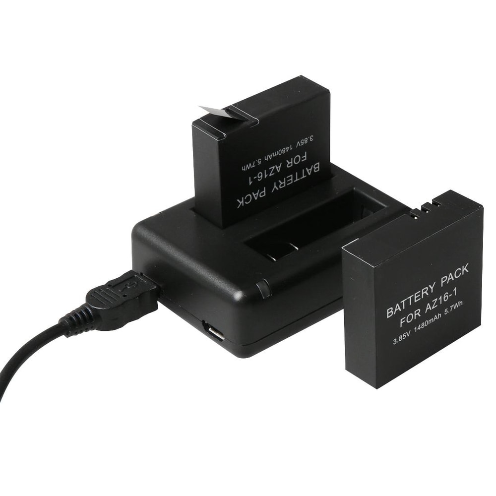BC-AZ16 Dual Battery Charger for Xiaomi Yi 4K Action Camera
