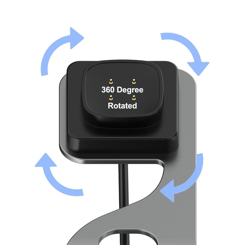 Google Pixel Watch 3 Charging Dock Rotatable Metal Fast Charger Stand
