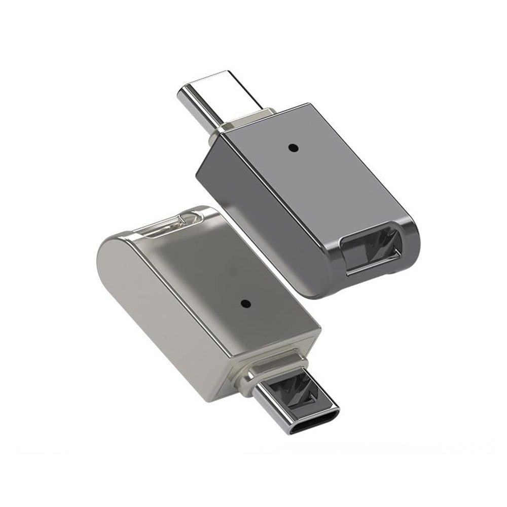 64GB USB-C Flash Drive with Keychain Portable Zinc Alloy Type-C Memory Stick