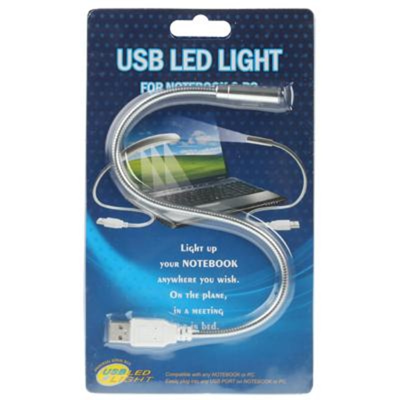 Flexible USB LED Reading Light for Laptop, Keyboard & Desk Lighting