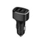 QIAKEY Premium Dual USB & USB C Car Charger with Fast PD Charging