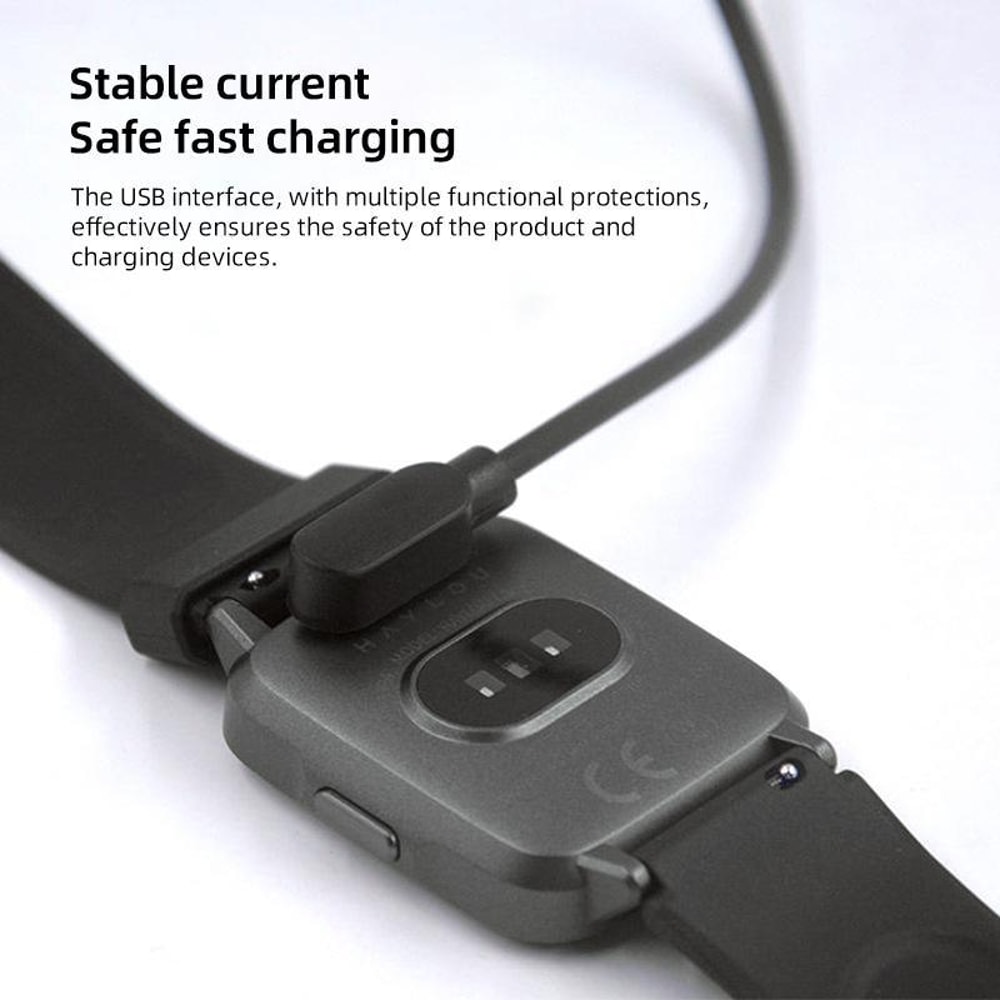 4-Pin Magnetic Smart Watch Charger Cable with Chip Protection USB Fast Charging Cord 60cm