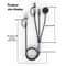 PowerSync 100W 3-in-1 Fast Charging Cable with USB-C PD & Magnetic Watch Charger