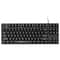 SHIPADOO K87 Rainbow Backlit Mechanical-Feel Gaming Keyboard 87-Key Ergonomic USB Wired Keyboard