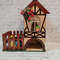 Wooden Tea Bag House Tea Bag Storage Tea Storage OrganizerTea BoxAutumnRustic StyleFarm Tea HouseA  0