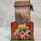 Wooden Tea Bag House Tea Bag Storage Tea Storage OrganizerTea BoxAutumnRustic StyleFarm Tea HouseA  6