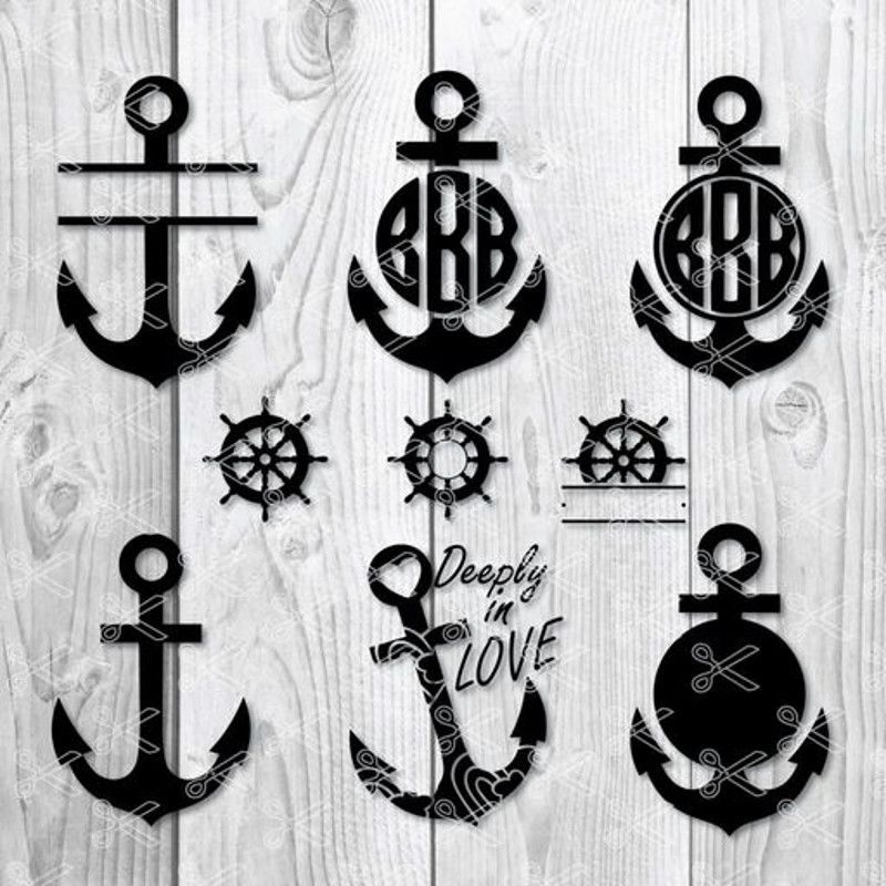 Anchor Bundle Svg, Anchor Svg, Anchor Clipart, Anchor Cricut Svg, Instant Download.jpg