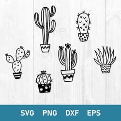 bundle cactus svg, cactus svg, succulent svg, png dxf eps file