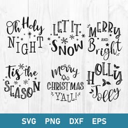 bundle christmas ornament svg, ornament svg, merry christmas svg, png dxf eps file
