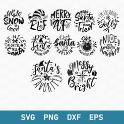 christmas ornament bundle svg, christmas ornament svg, christmas svg, png dxf eps digital file