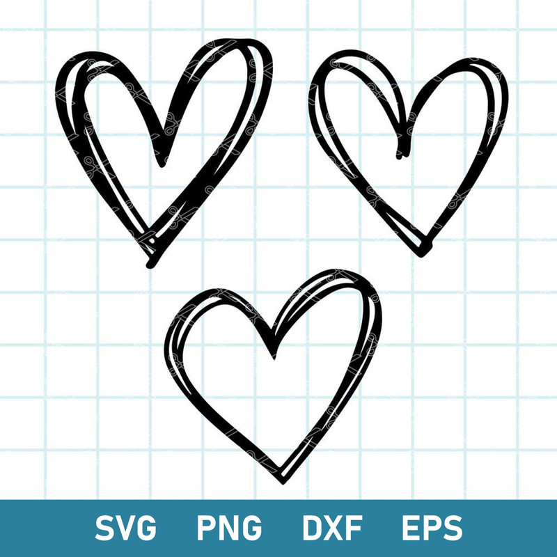 Heart Bundle Svg, Heart Love Svg, Heart Svg, Simple Heart Svg, Valentines Day Svg, Png Dxf Eps File.jpg