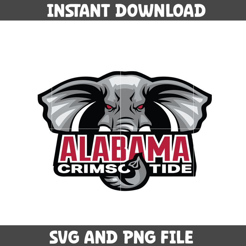 Alabama Crimson Tide Svg, Alabama logo svg, Alabama Crimson Tide University, NCAA Svg, Ncaa Teams Svg (16).png