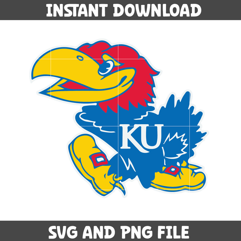 Kansas Jayhawks Svg, Kansas Jayhawks logo svg, Kansas Jayhawks University svg, NCAA Svg, sport svg (1).png