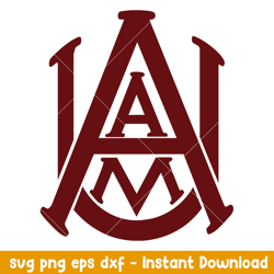 alabama a&m bulldogs logo svg, alabama a&m bulldogs svg, ncaa svg, png dxf eps digital file