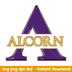 alcorn state braves logo svg, alcorn state braves svg, ncaa svg, png dxf eps digital file