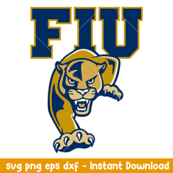 FIU Panthers. Logo Svg, FIU Panthers Svg, NCAA Svg, Png Dxf Eps Digital Filepng
