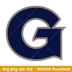 georgetown hoyas logo svg, georgetown hoyas svg, png dxf eps digital file
