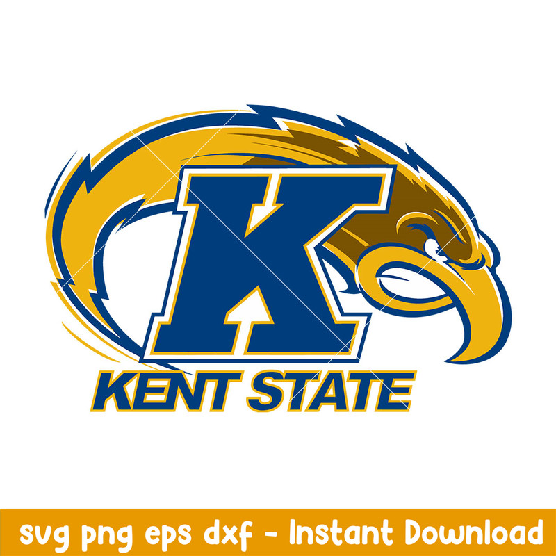 Kent State Golden Flashes Logo Svg, Kent State Golden Flashes Svg, NCAA Svg, Png Dxf Eps Digital File.jpeg