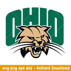 Ohio Bobcats Logo Svg, Ohio Bobcats Svg, NCAA Svg, Png Dxf Eps Digital File