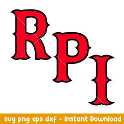 rpi engineers logo svg, rpi engineers svg, ncaa svg, png dxf eps digital file