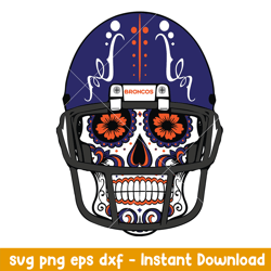 skull helmet patterns denver broncos svg, denver broncos svg, nfl svg, png dxf eps digital file