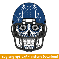 skull helmet patterns indianapolis colts svg, indianapolis colts svg, nfl svg, png dxf eps digital file